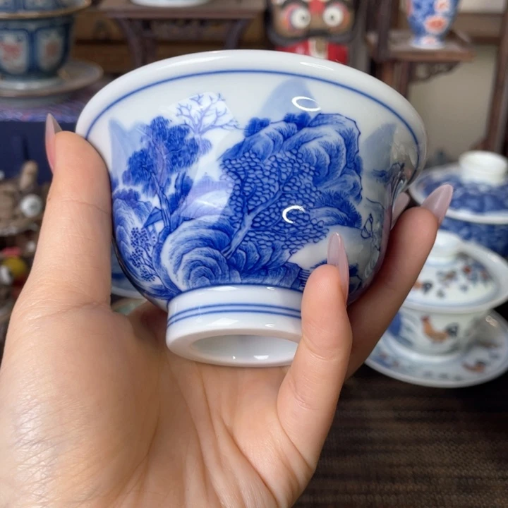 景德镇手绘茶器手工