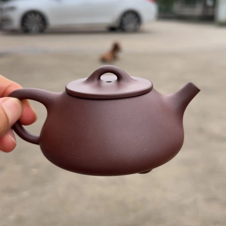 茶壶紫砂平盖石瓢150cc