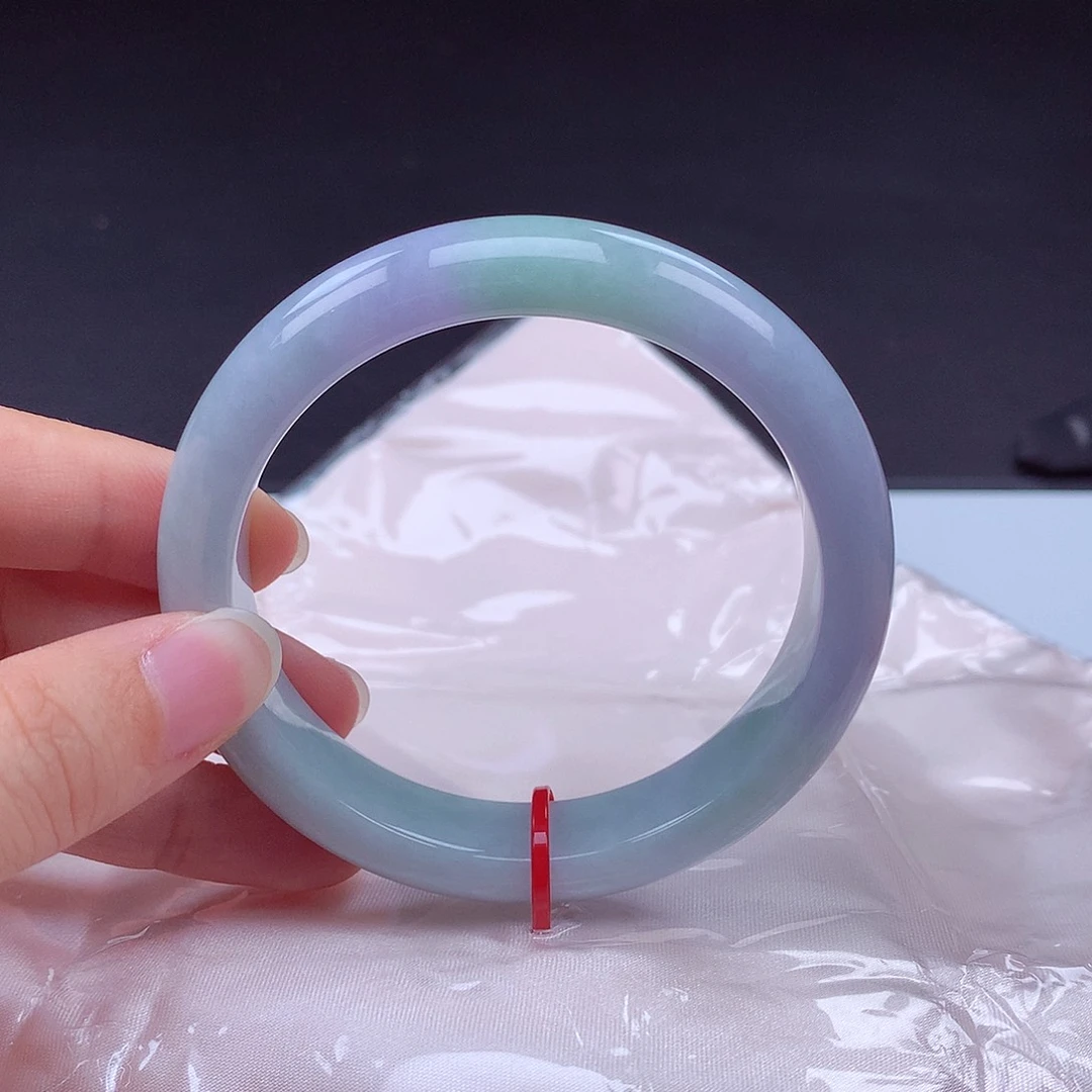 翡翠手镯未镶嵌手镯001979翡翠直播