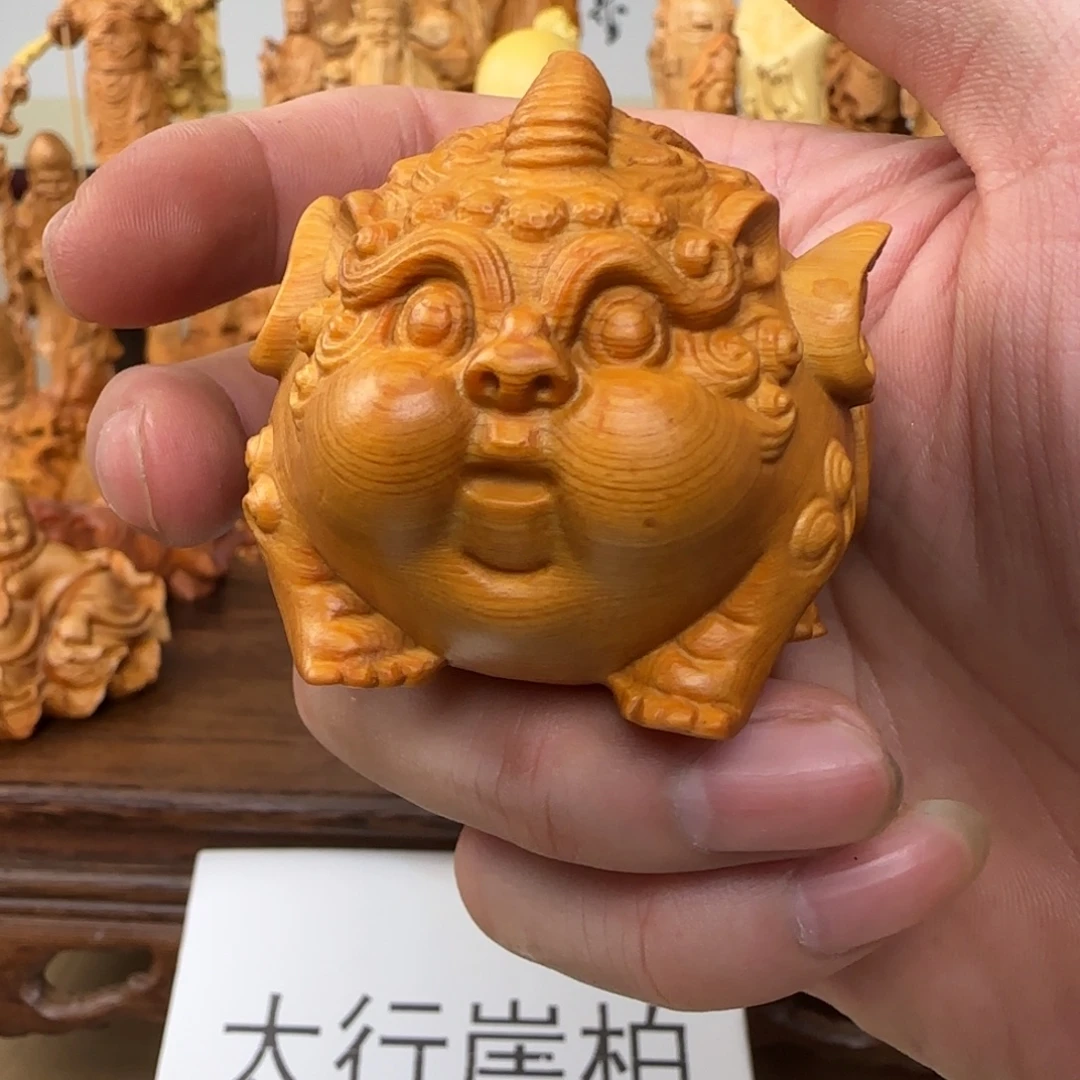 柏木（崖柏）小木匠艺雕一物一拍