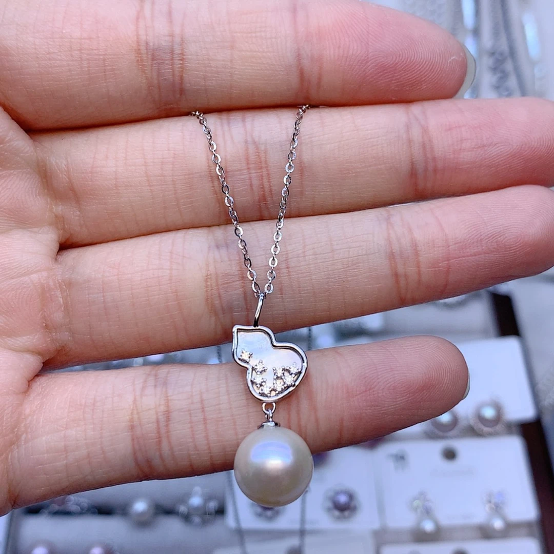 【闪购商品】颈饰银S925镶嵌淡水珍珠