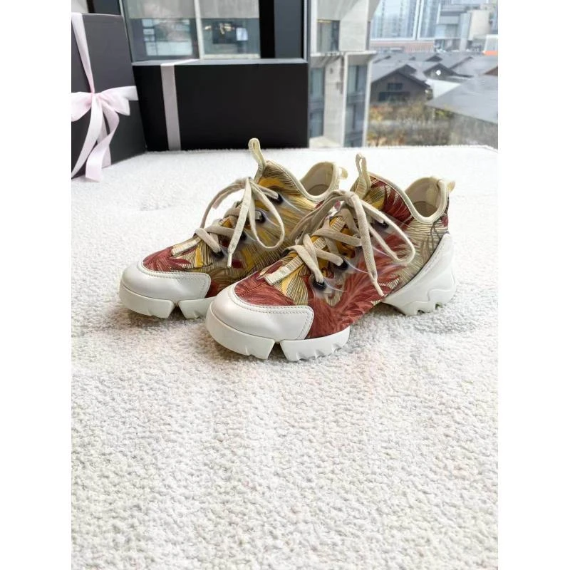 95新 DIOR/迪奥  dd0008 花卉老爹鞋 35码