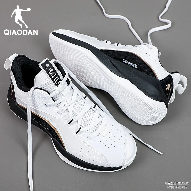 乔丹篮球鞋男鞋春秋季2025新款防水皮面运动鞋男士专业实战高帮鞋
