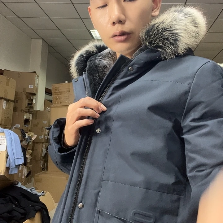 大毛领内胆鸭170码