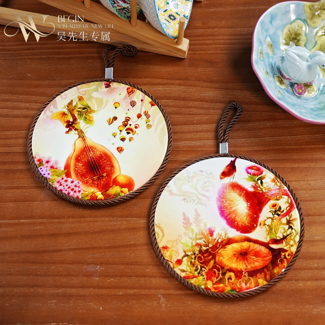 隔热垫餐桌垫陶瓷防烫耐高温垫碗垫锅垫英式欧式