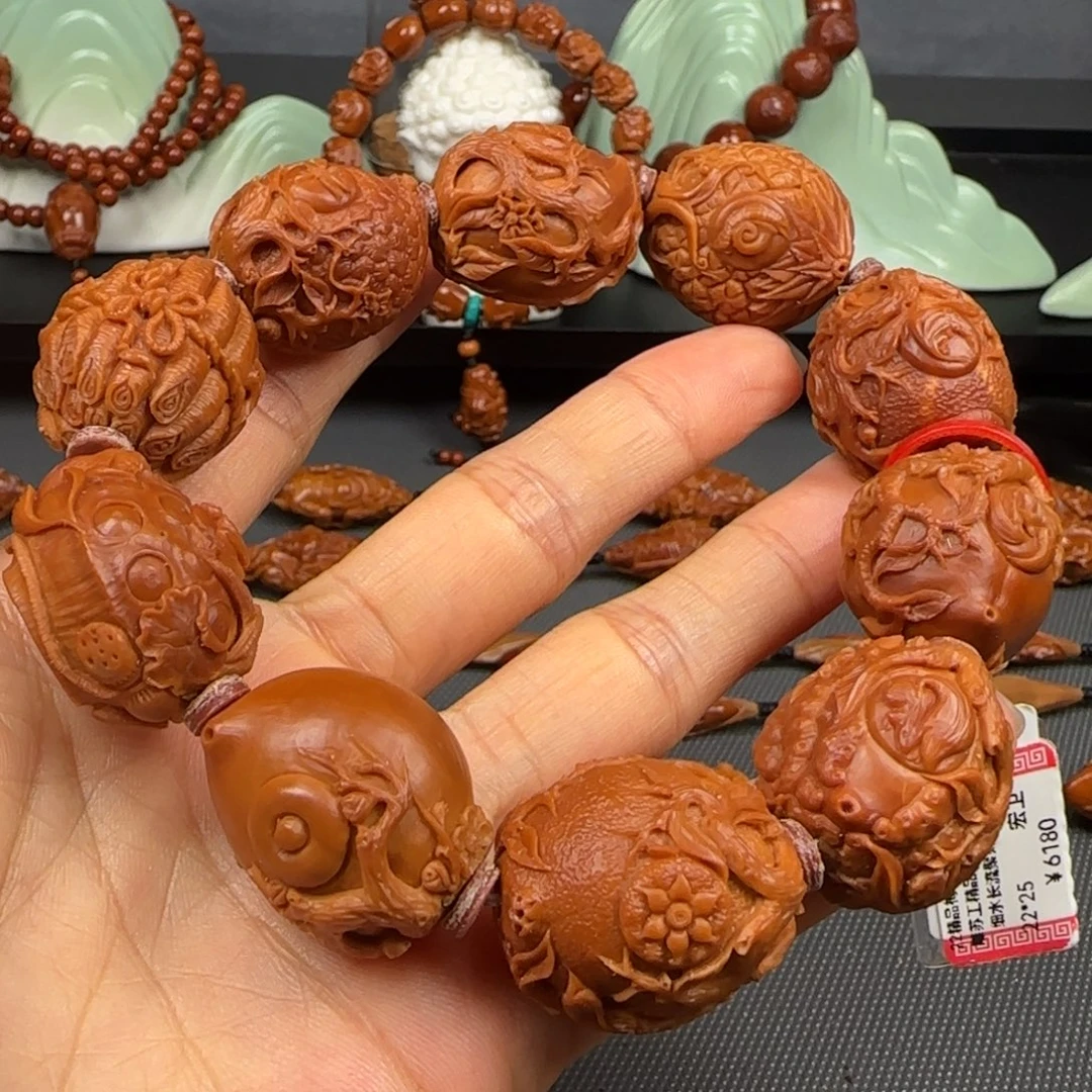 吊坠橄榄核油核把把壶
