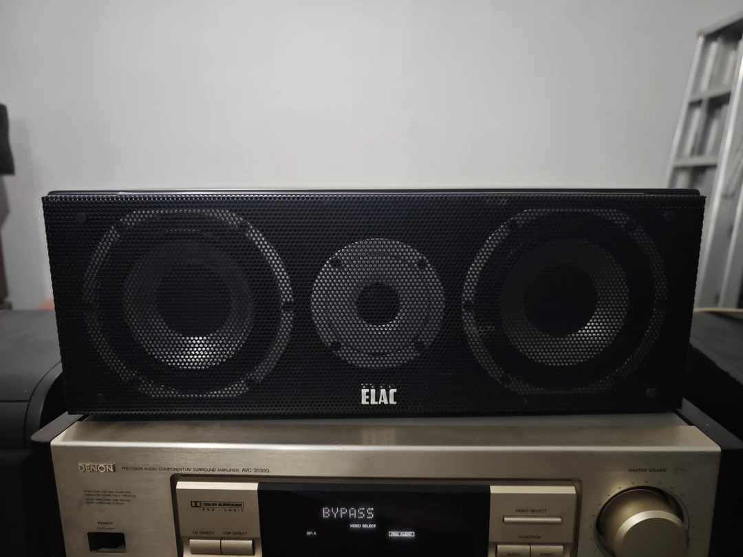 8新  ELAC意力中置音箱正常，不包邮不退换货