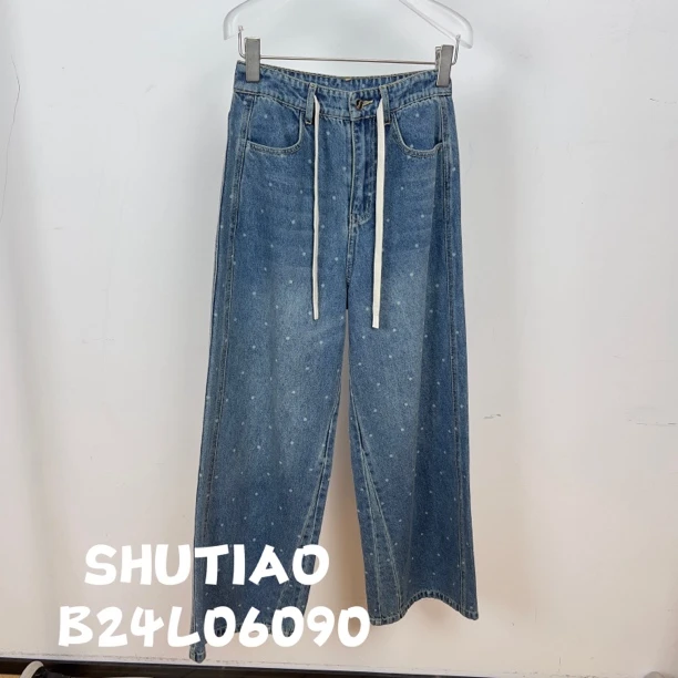 【SHUTIAO】2024秋冬：新款小众设计款牛仔裤B24L06090