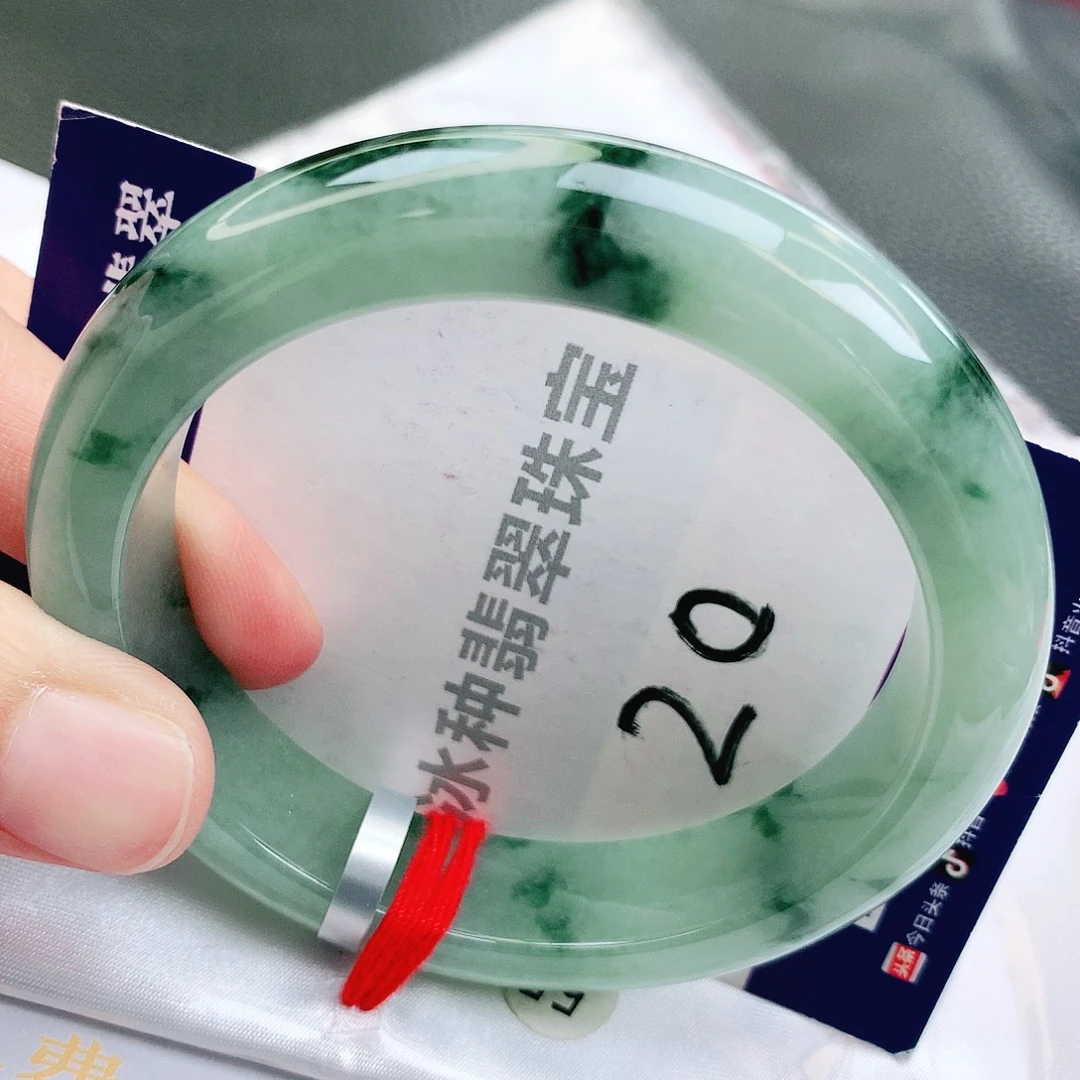 翡翠未镶嵌手镯缅甸天然a货翡翠手镯