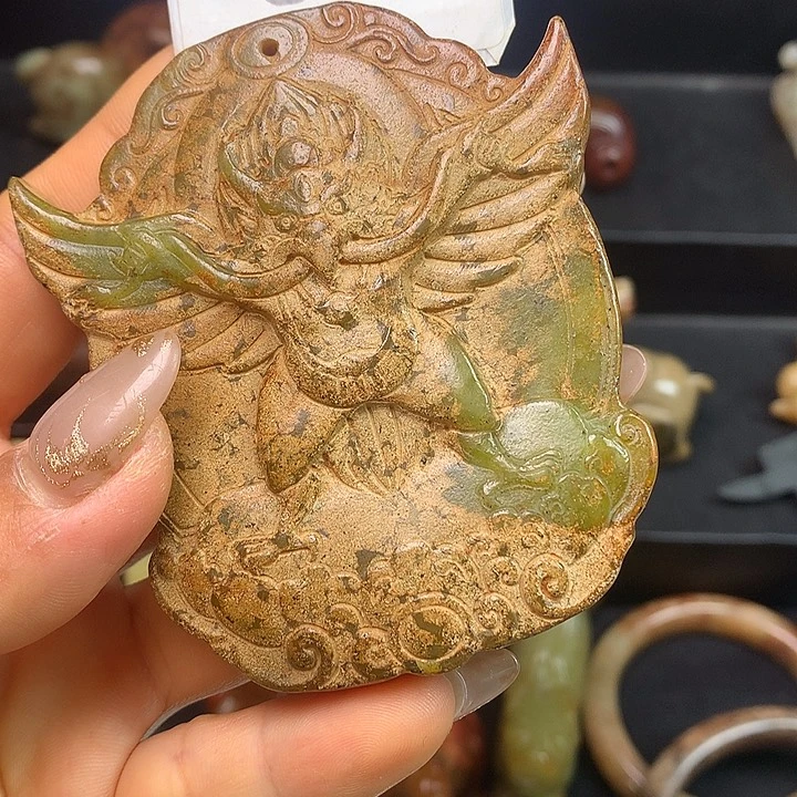 鑫***）和田玉未镶嵌颈饰