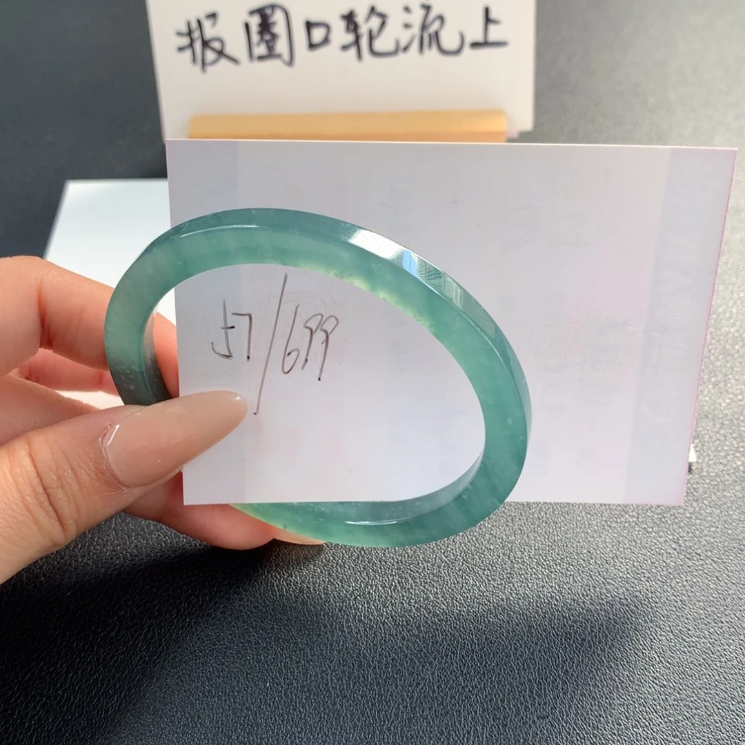 翡翠未镶嵌手镯天然翡翠
