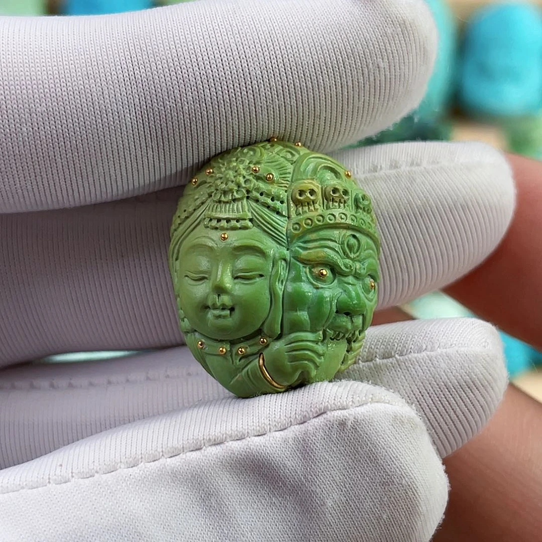 绿松石未镶嵌珠宝奇石