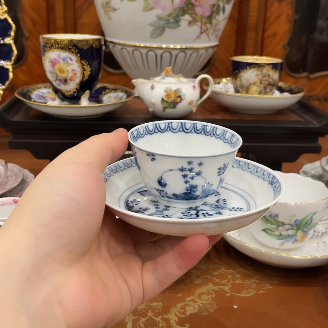 摆件中古一等青花