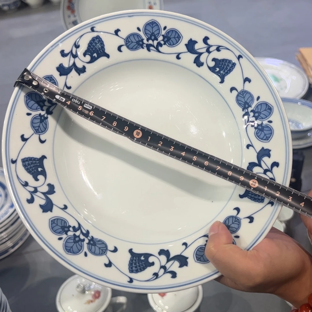 瓷片22.5厘米浑水家家瓷