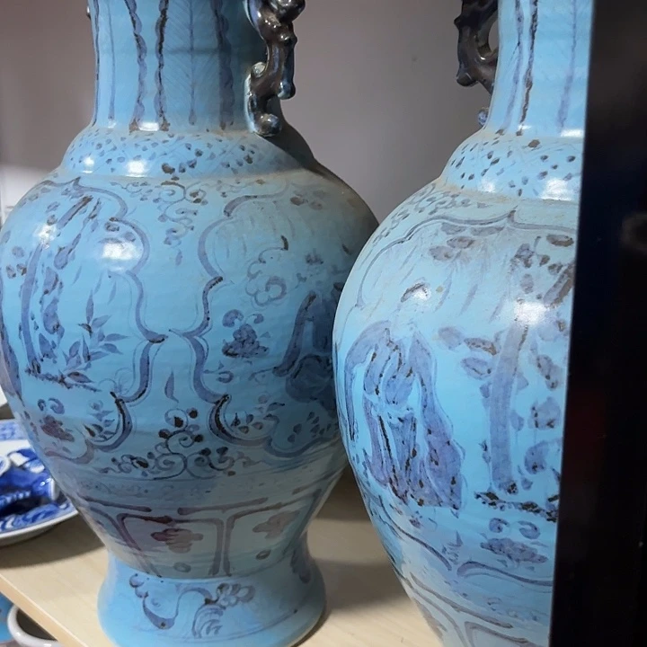 老***乔其他陶瓷摆件不固定一对