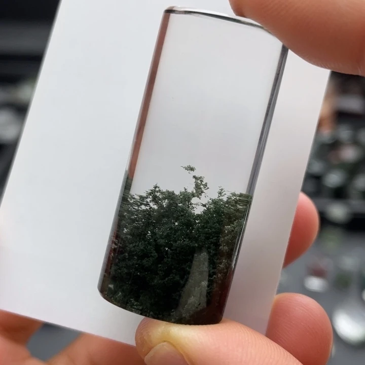 未镶嵌水晶颈饰绿幽灵聚宝盆柱子定制