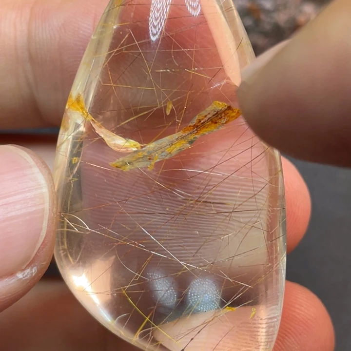 水晶颈饰未镶嵌金**客