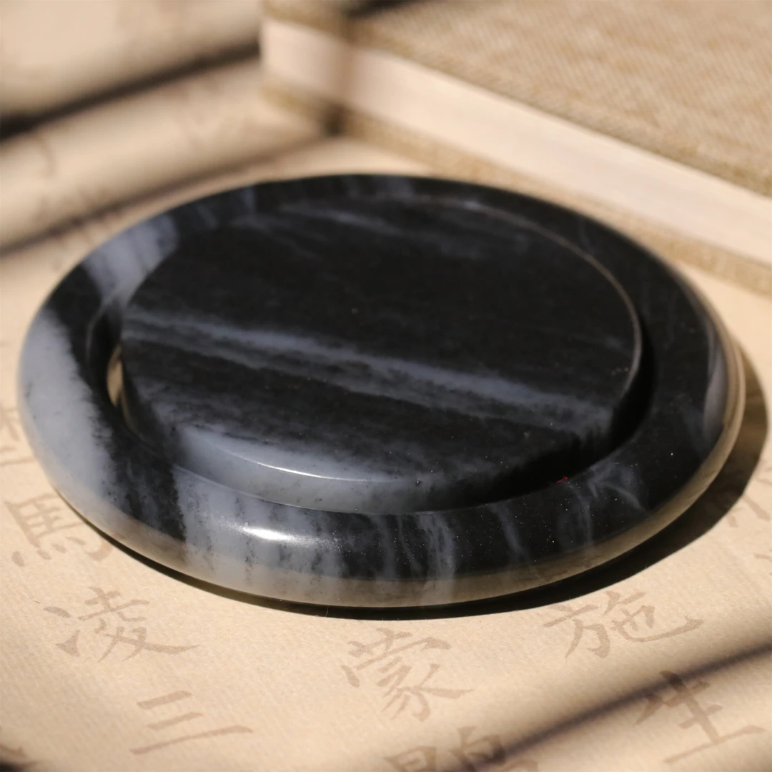 【泓贝珠宝-H748】和田玉青花手镯镯芯套装