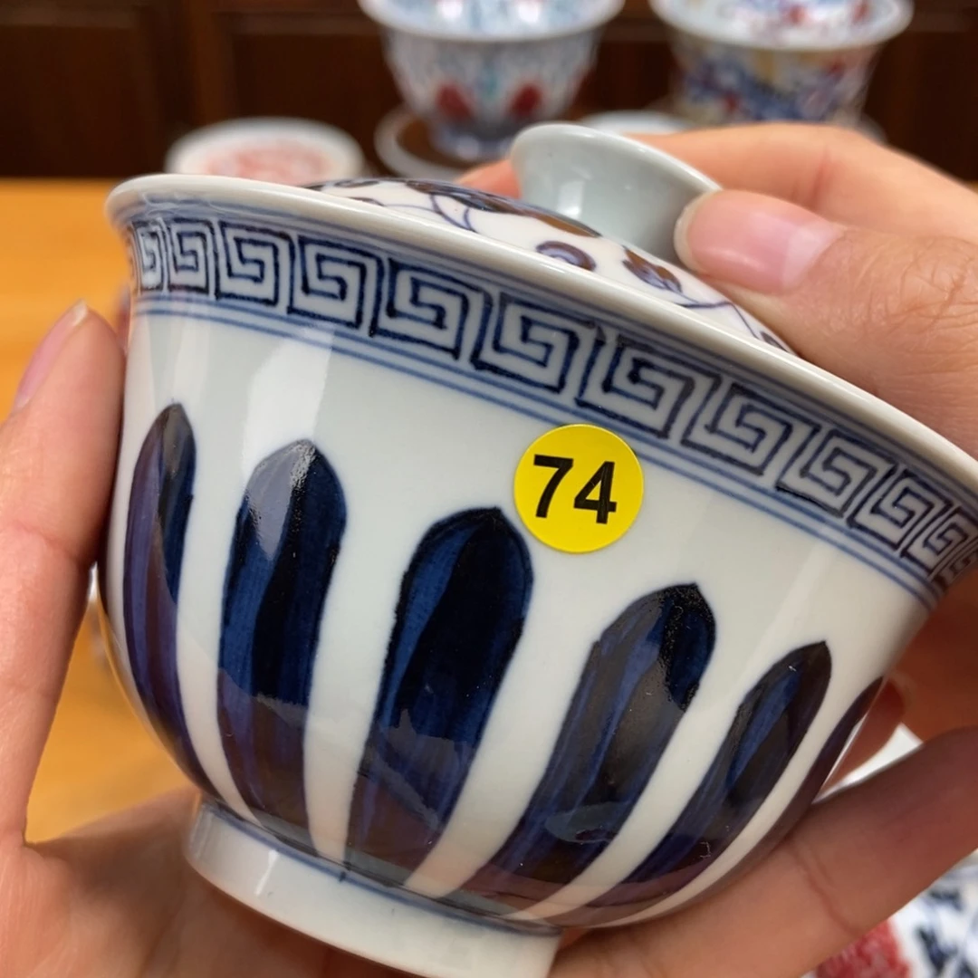 手绘现代茶具非古董