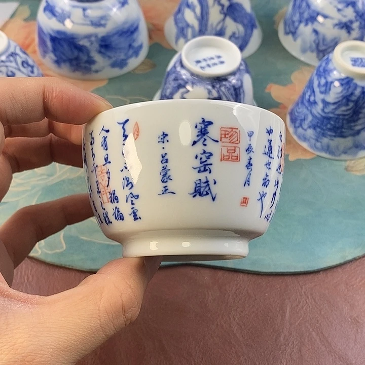 杯佲**具现代景德镇全手工全手绘茶具168888