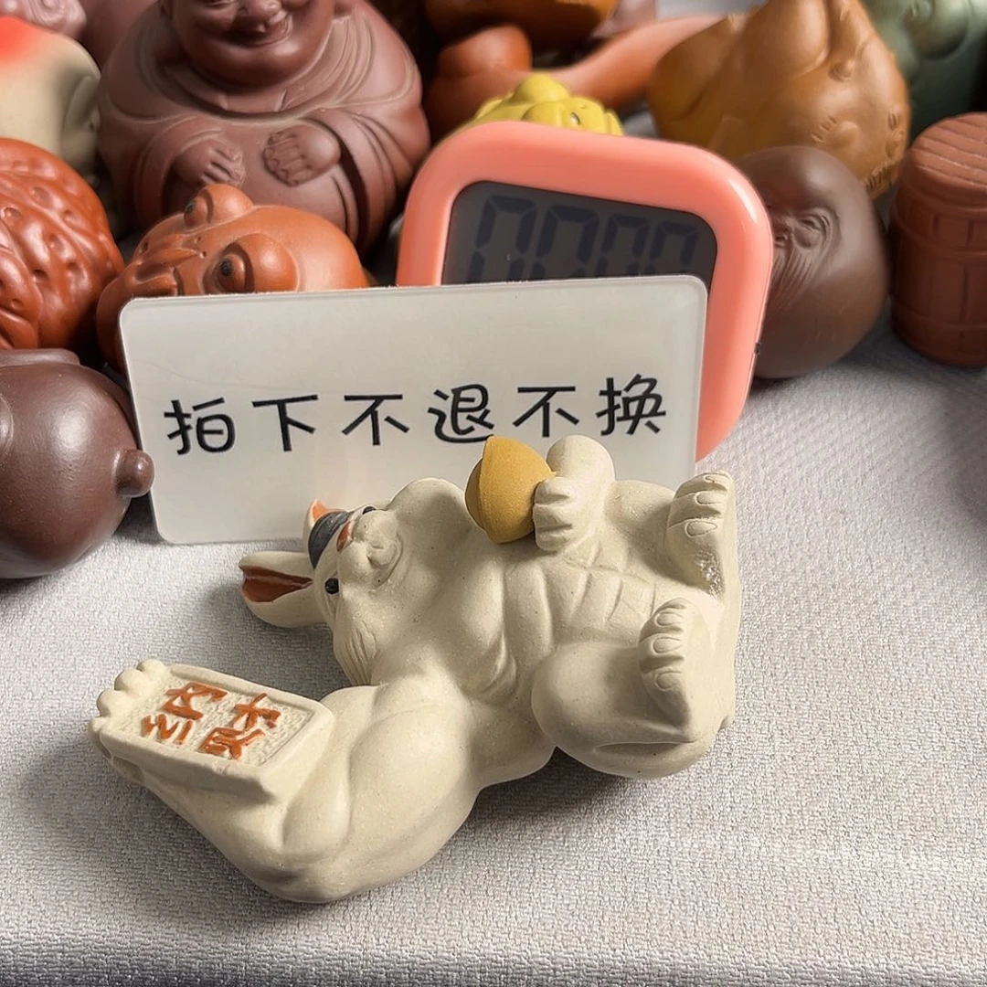 紫砂茶宠小*宙紫砂瑕疵