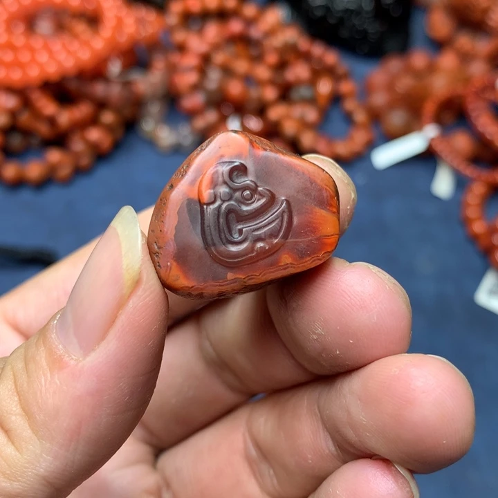 吊坠(不含链)未镶嵌南红玛瑙