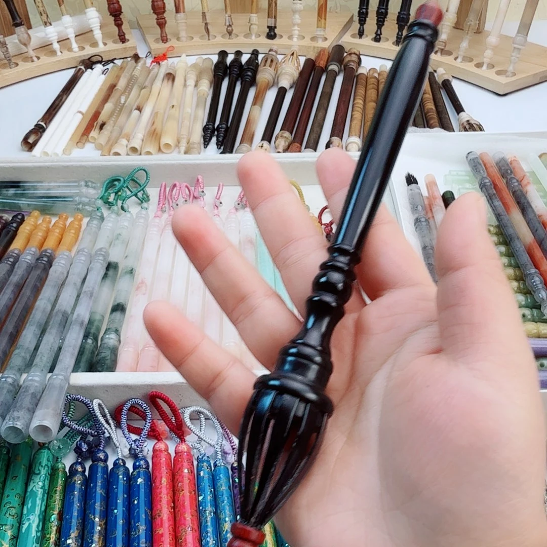 全黑牛角➕纯毛料笔头