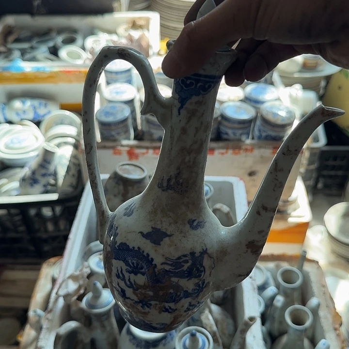 摆件景德镇陶瓷艺术煤窑