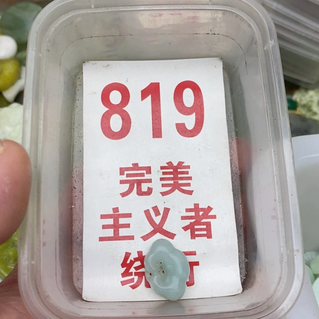 蛇纹石玉未镶嵌挂坠