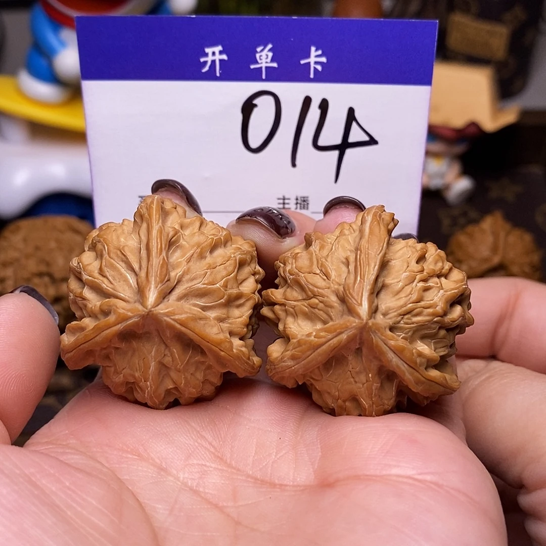 吊坠桃核文玩核桃盘山三棱37全品n