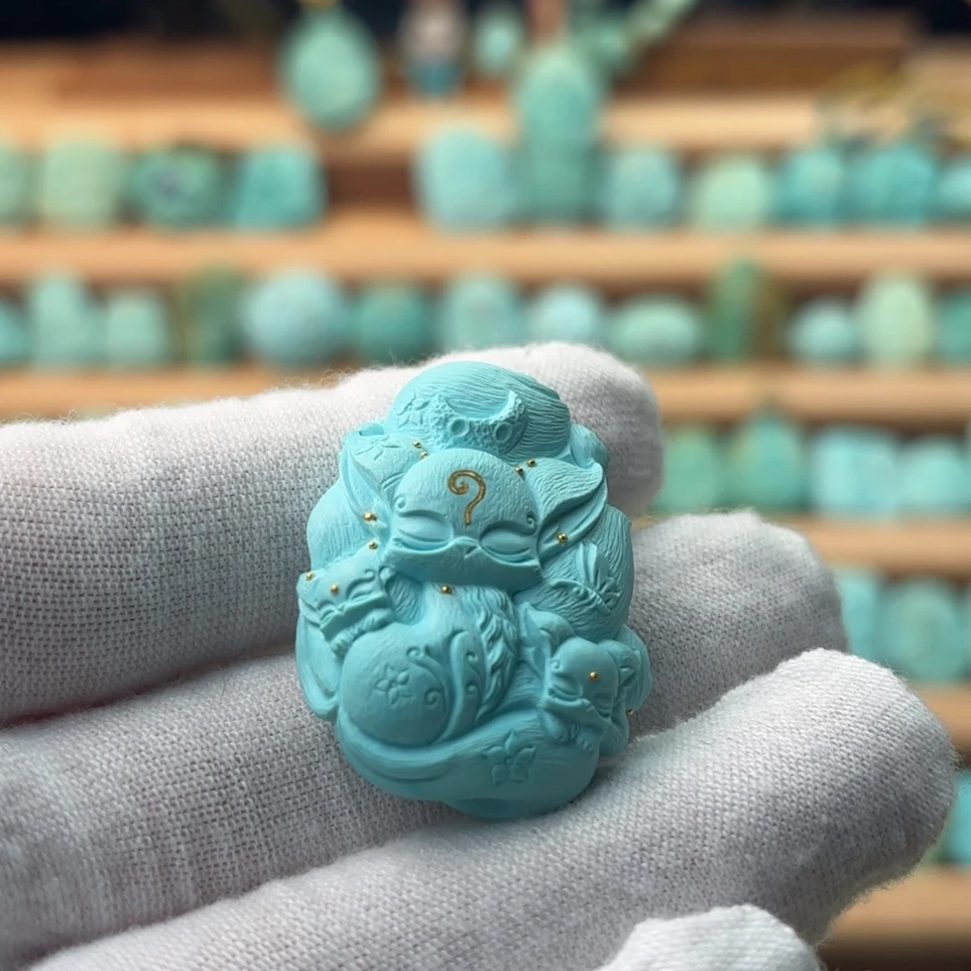 绿松石未镶嵌配饰