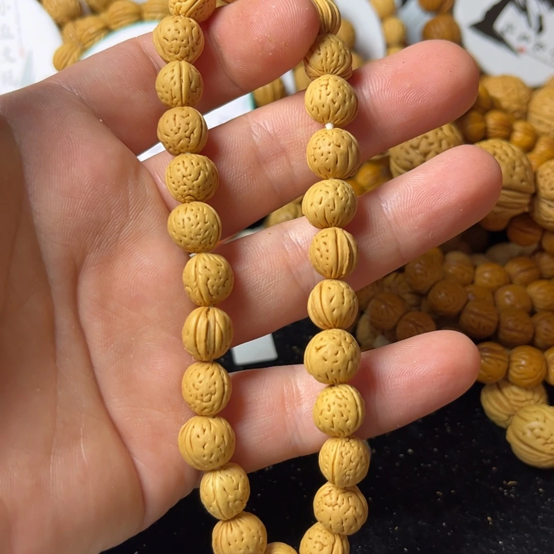 桃核手串10尺寸金豆手持，福利