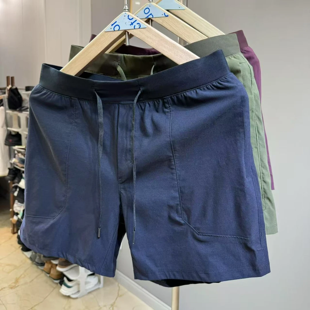 退货补运费 迪家户外男士机能速干透气运动休闲短裤 5分裤2508