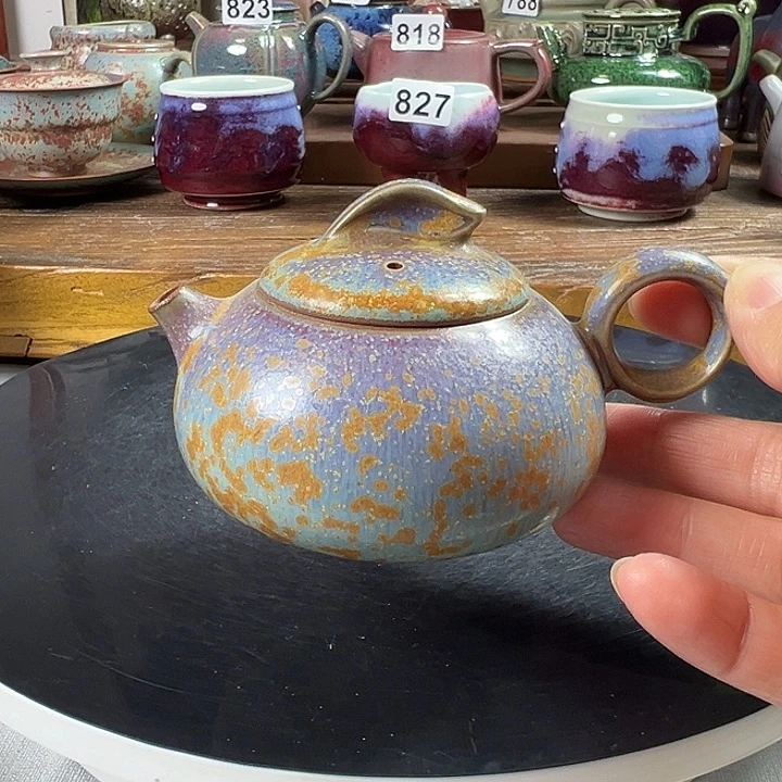 壶原矿钧瓷 一帆风顺