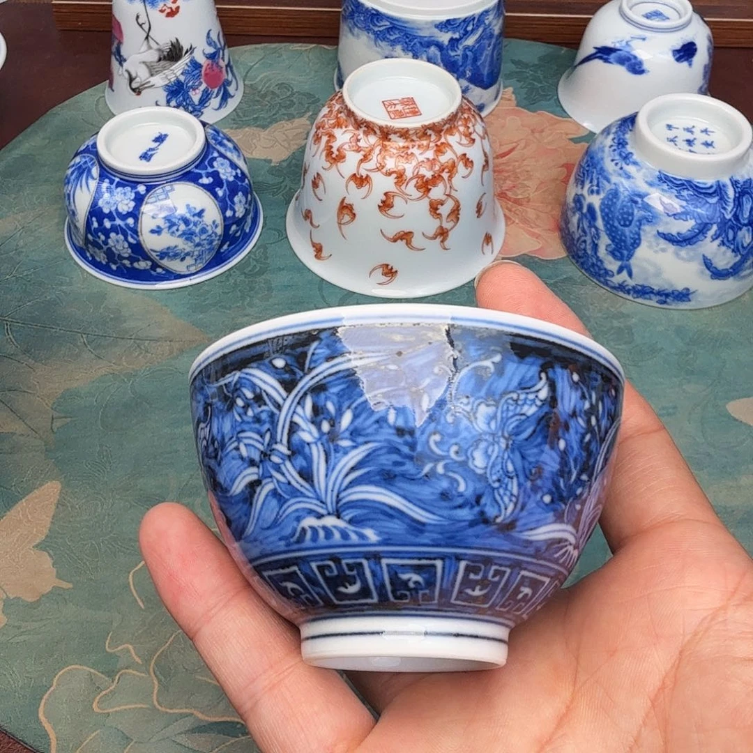 陶现代景德镇全手工全手绘陶瓷