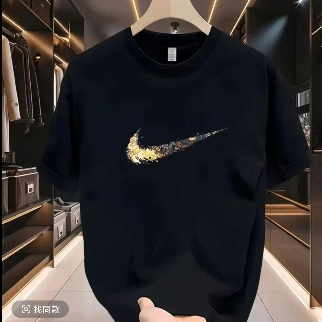 【一折粉丝福利】夏季潮牌男女同款百搭圆领T恤