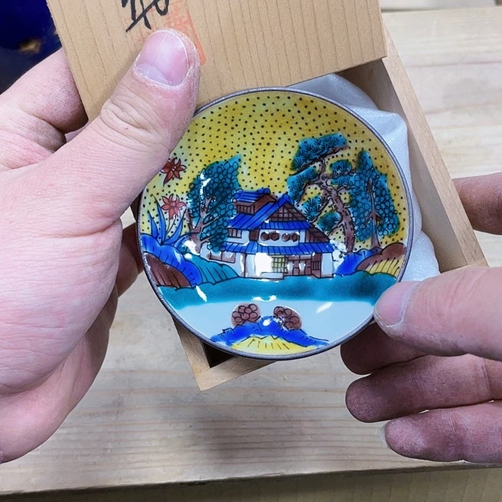 瓷片瓷制作工艺品摆件