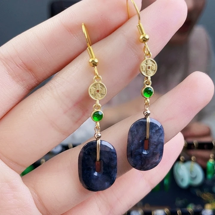 翡翠耳饰未镶嵌饰品