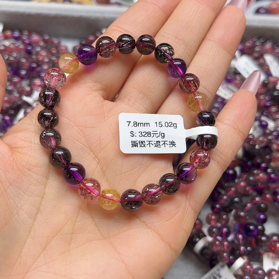 菜****水晶手链未镶嵌天然