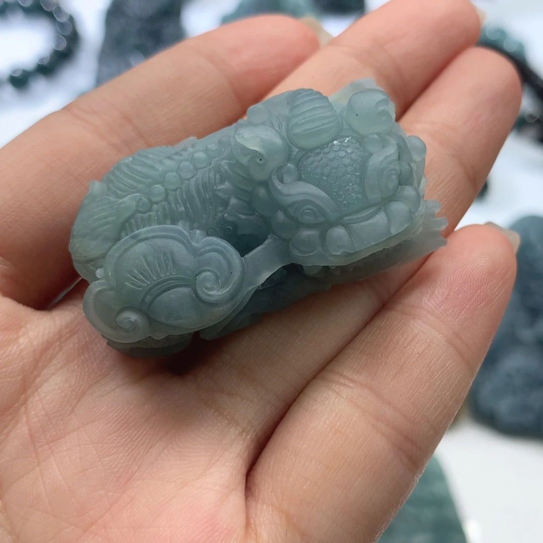未镶嵌定制翡翠毛货不退不换