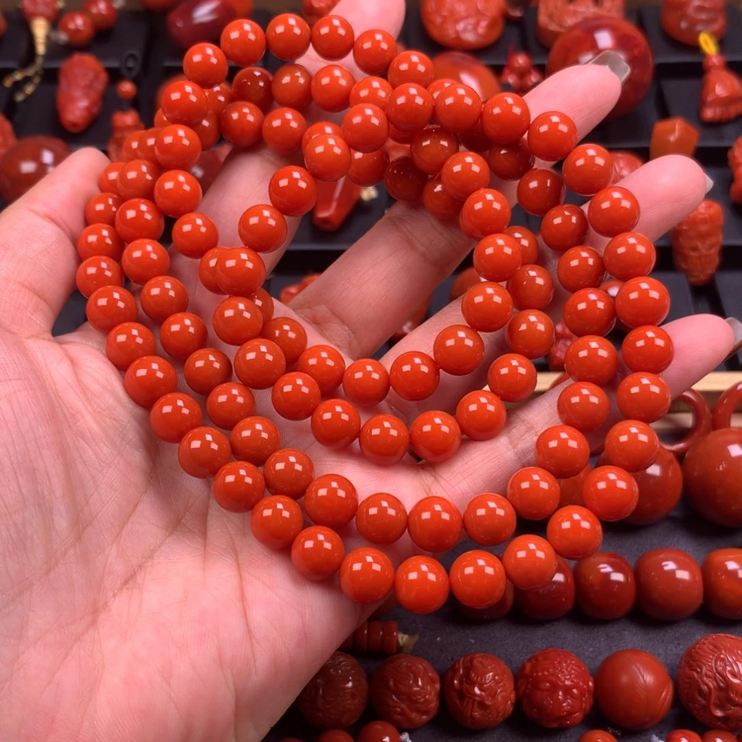未镶嵌108佛珠8mm➕南红玛瑙