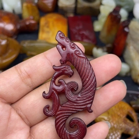 和田玉未镶嵌颈饰71