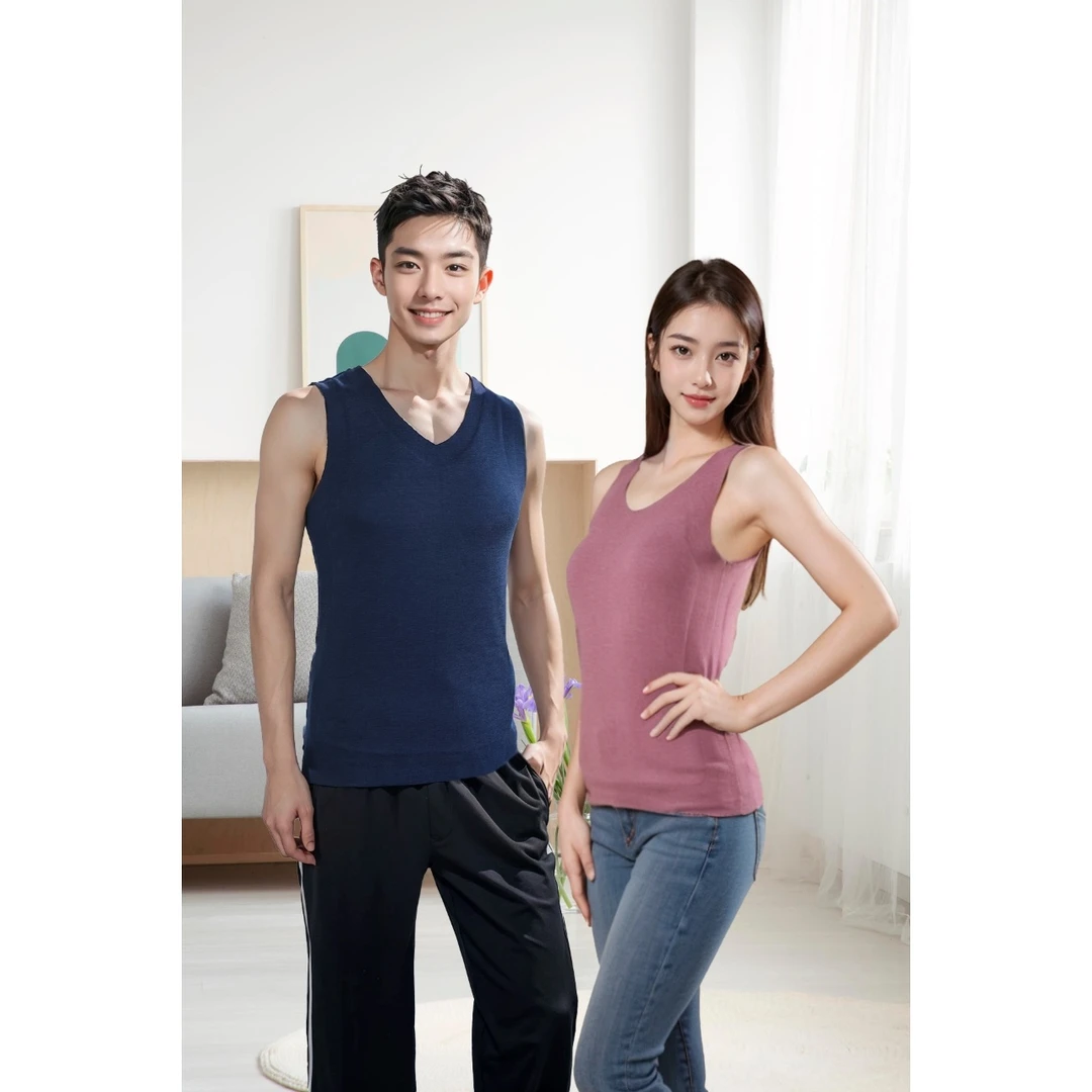 锁温颗粒-羊毛背心