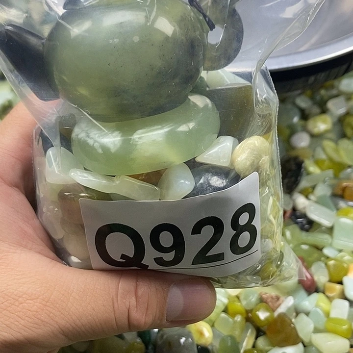 未镶嵌蛇纹石玉鱼缸石