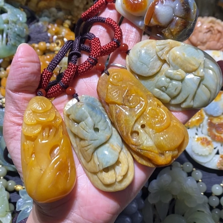 岫玉岫玉吊坠未镶嵌