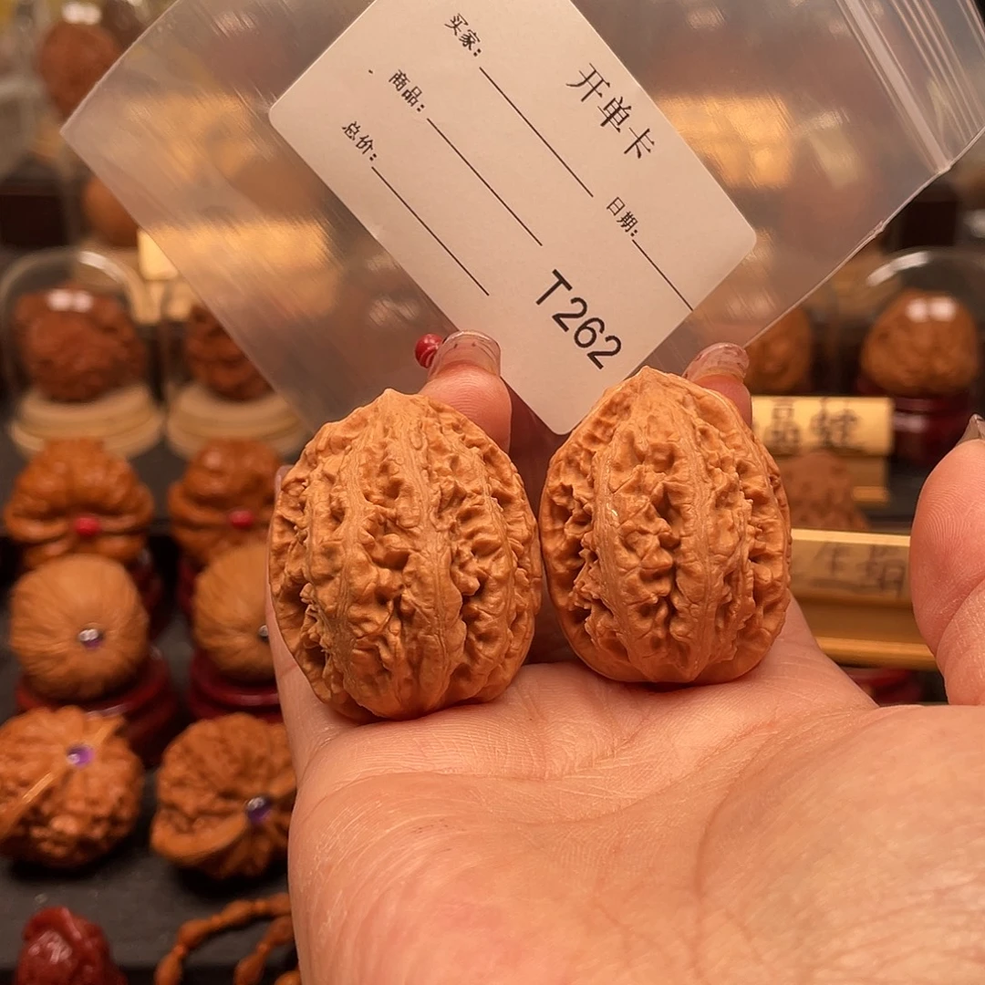 我***去把件文玩核桃 野生262