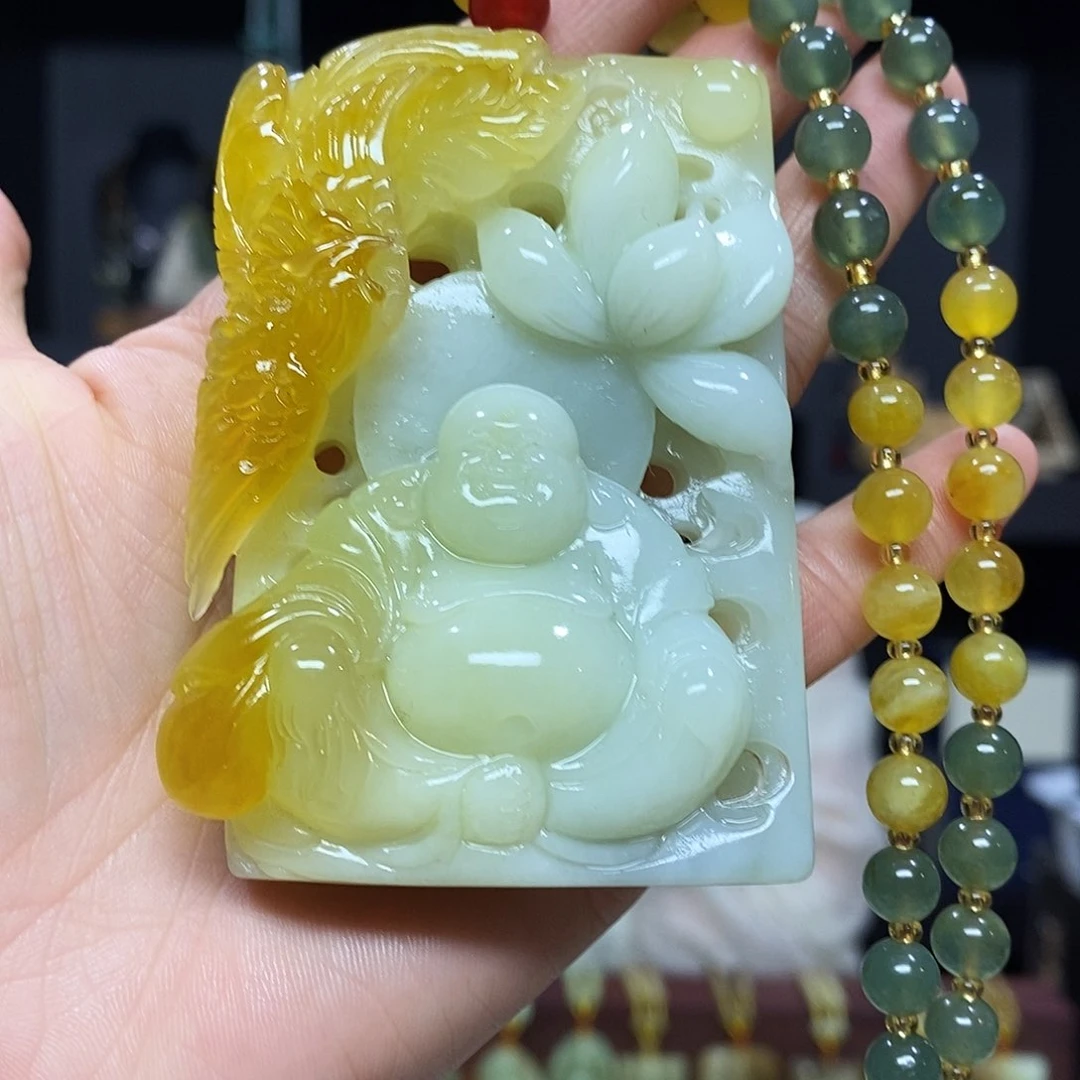 岫玉挂件吊坠手把件未镶嵌