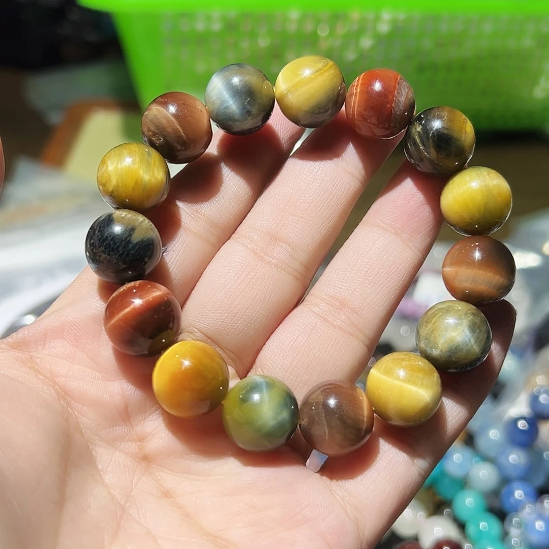 水晶手链未镶嵌彩虎眼14毫米47号