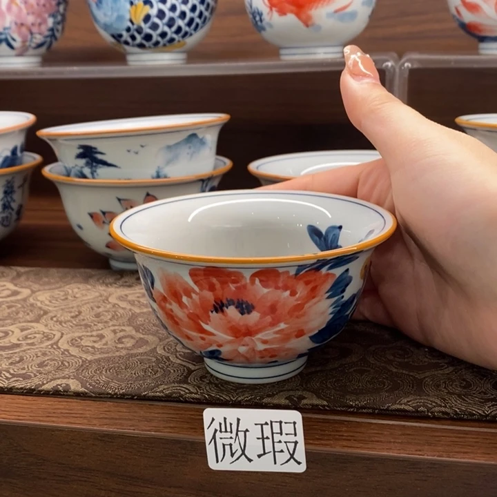 釉下老陶泥手工绘制