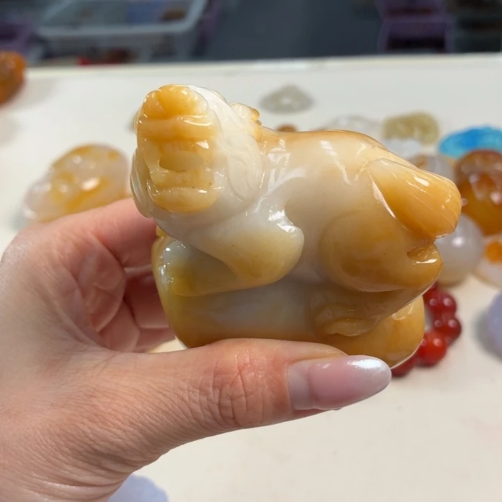 玛瑙/玉髓未镶嵌吊坠(不含链)